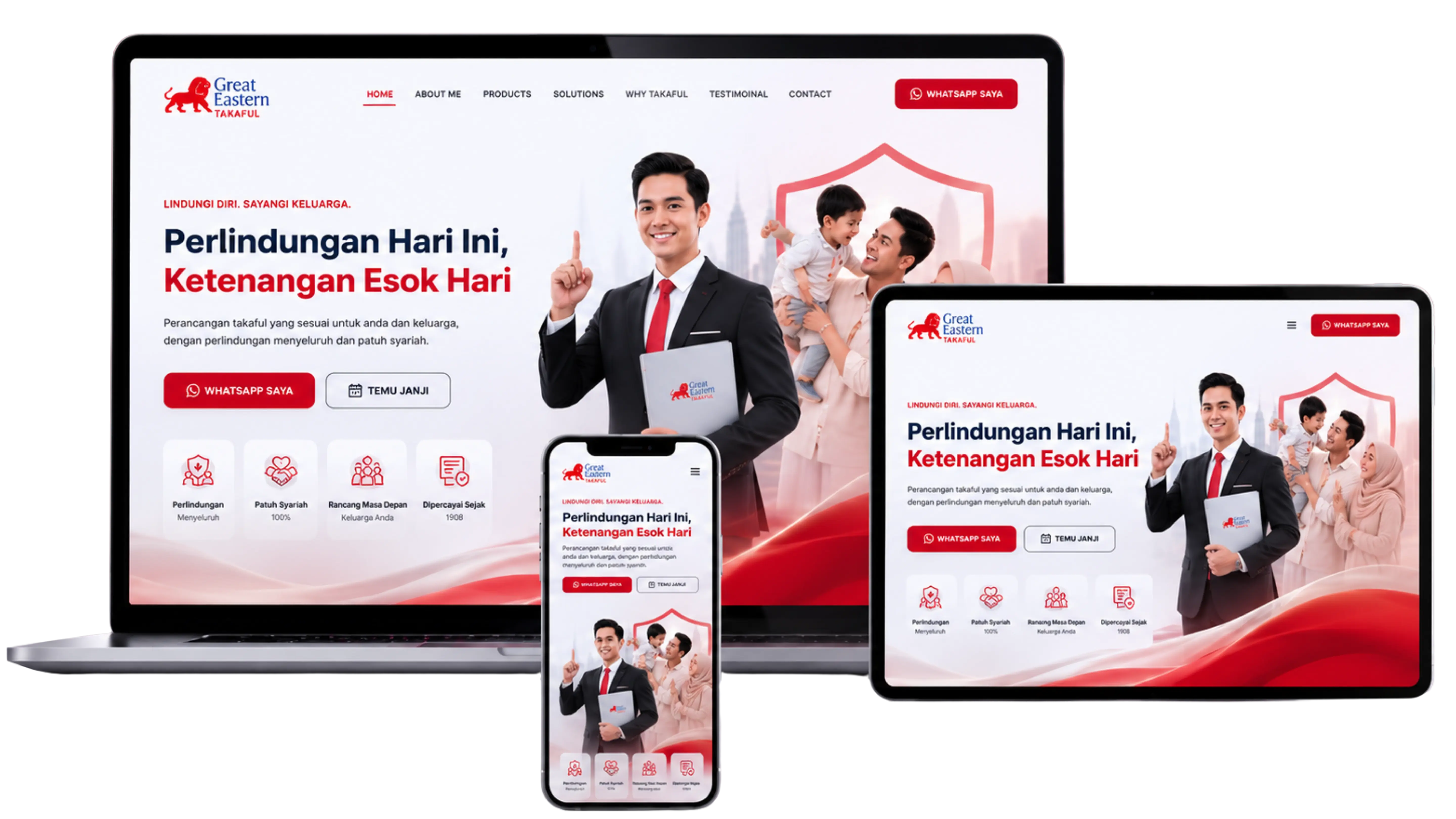 Contoh website MUHAZU 3