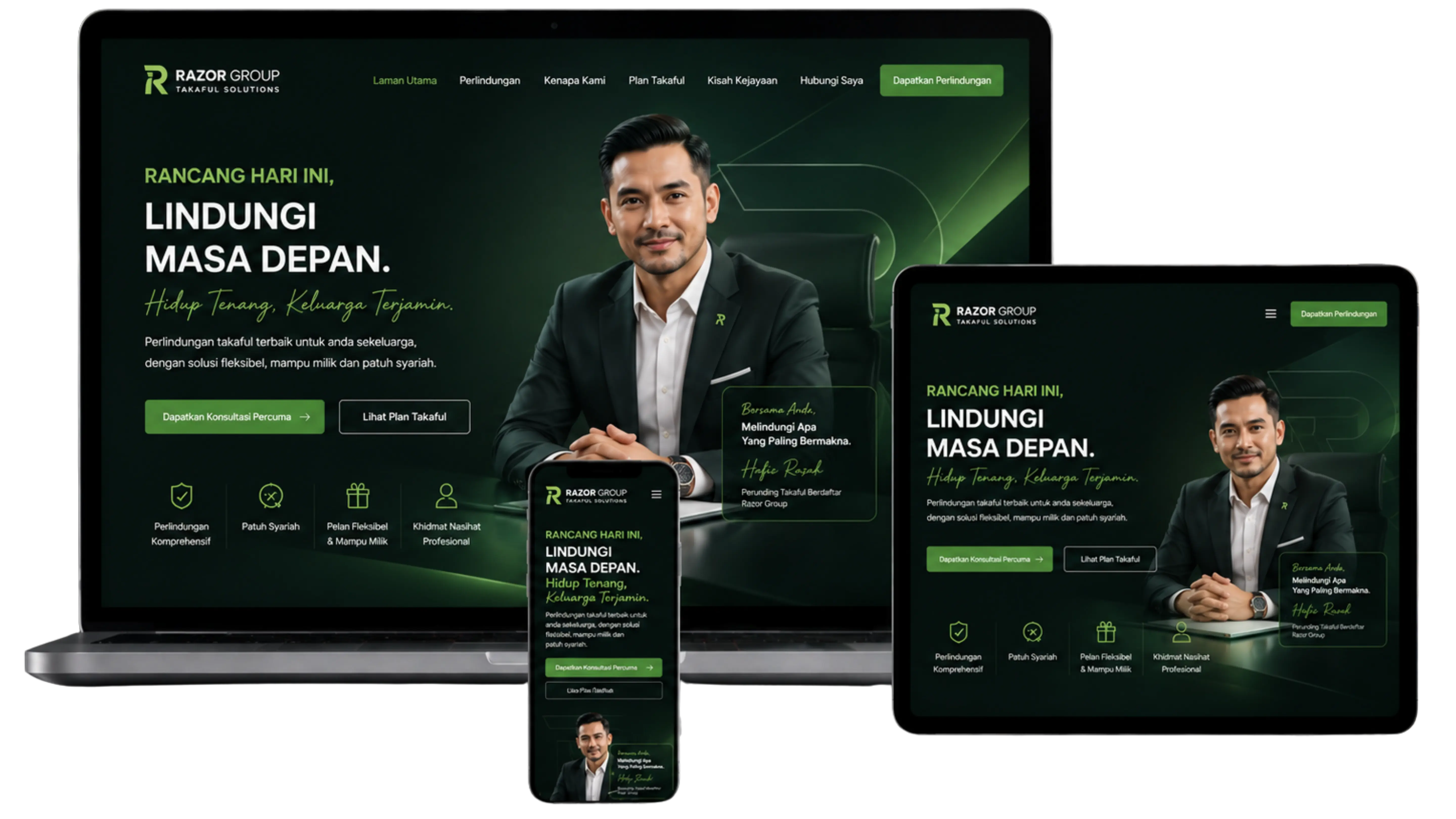 Contoh website MUHAZU 5