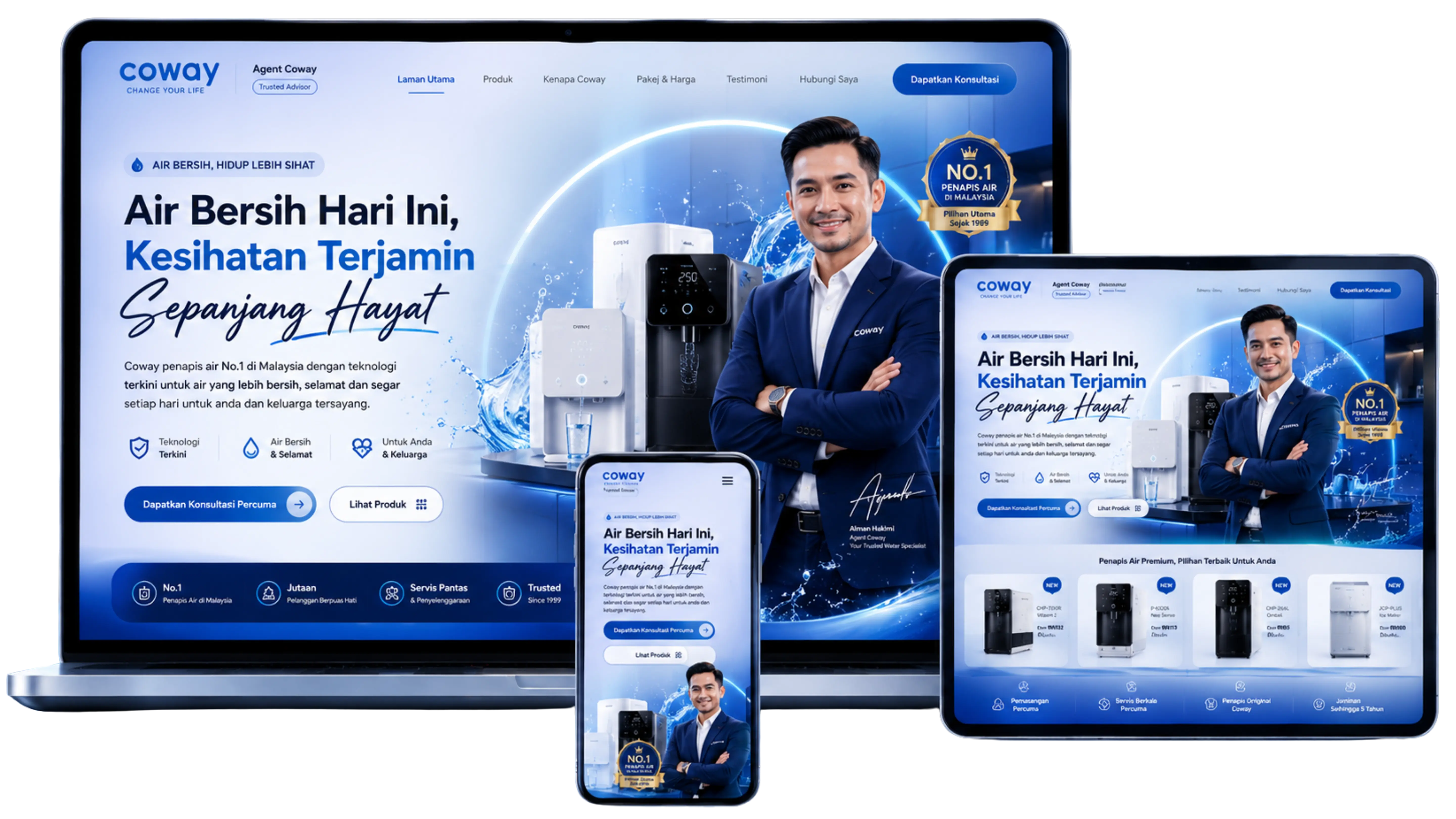Contoh website MUHAZU 2