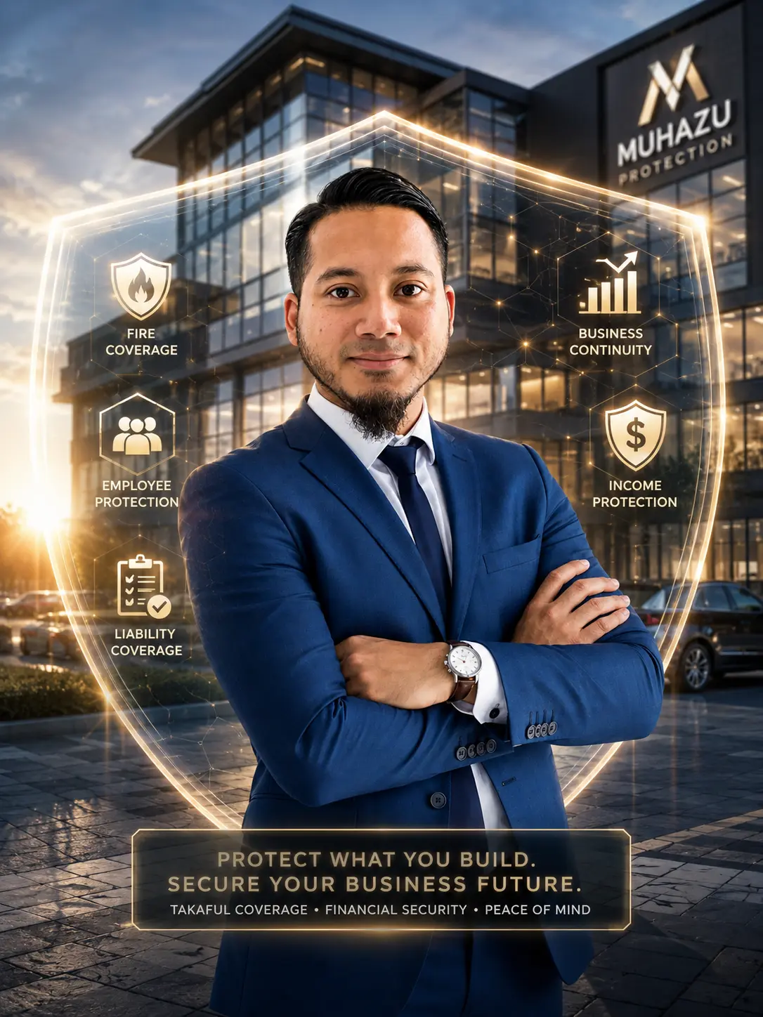 Perlindungan bisnes MUHAZU — Takaful, Hibah & Warisan