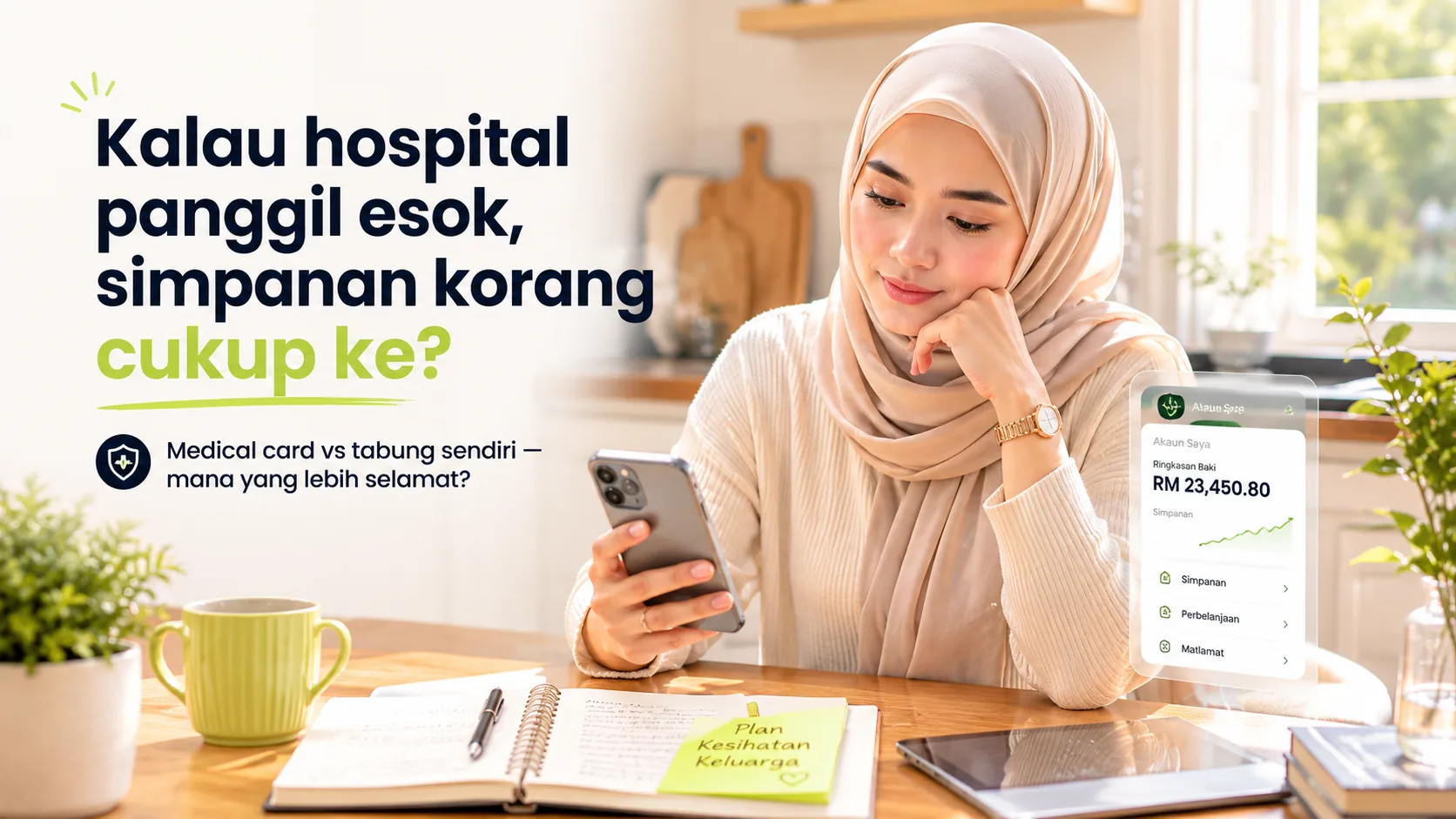 Medical Card vs Tabung Sendiri